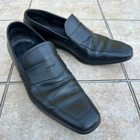 PRADA 
Leather Penny Loafer - Picture 13 of 14